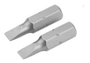 Schraubendreher-Bitsatz, 2er, SL 0,8 x 5,5 x 25 mm.