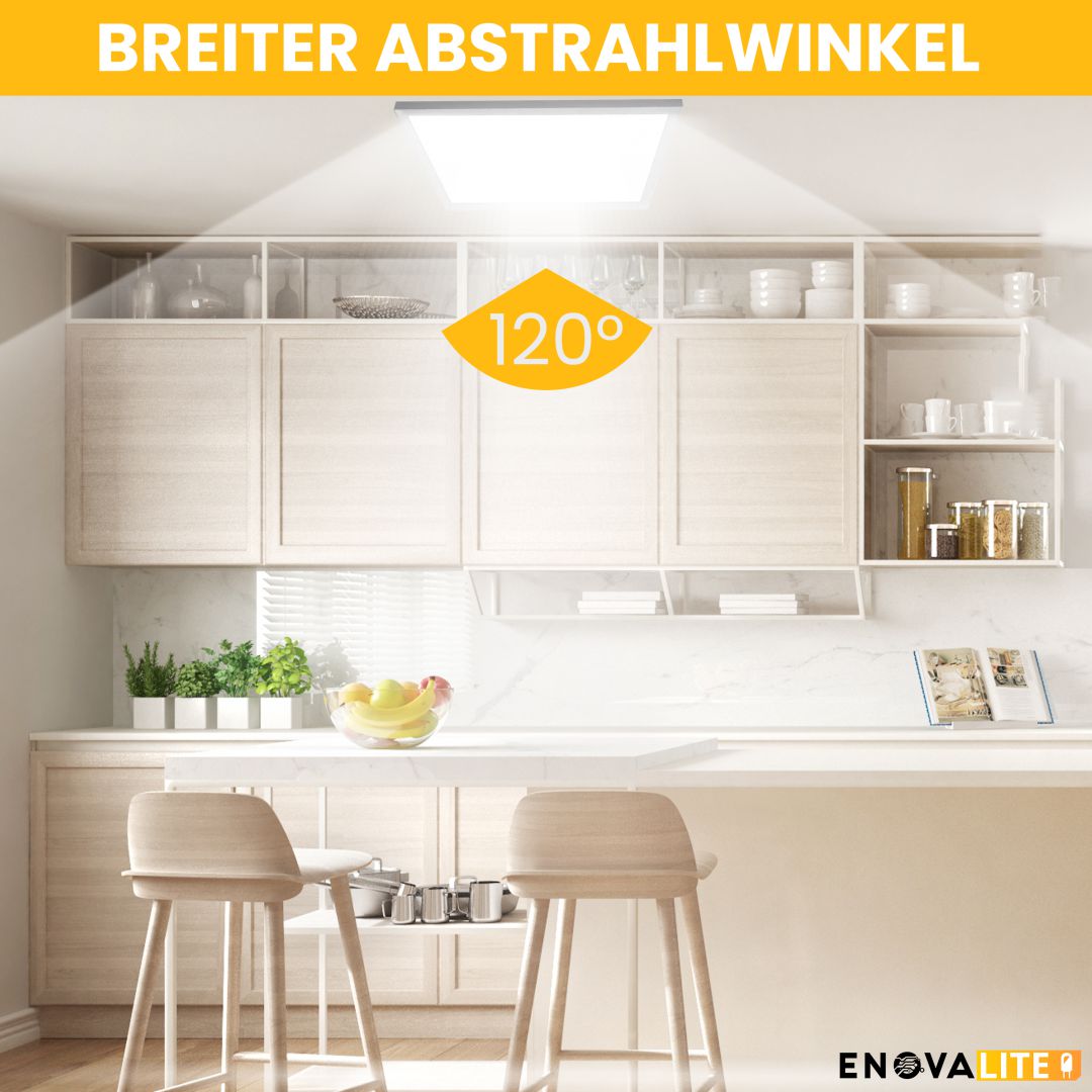 4er Pack LED Panel, 60x60 cm, 36 W, 3600 lm, 4000 K,Philips Driver.