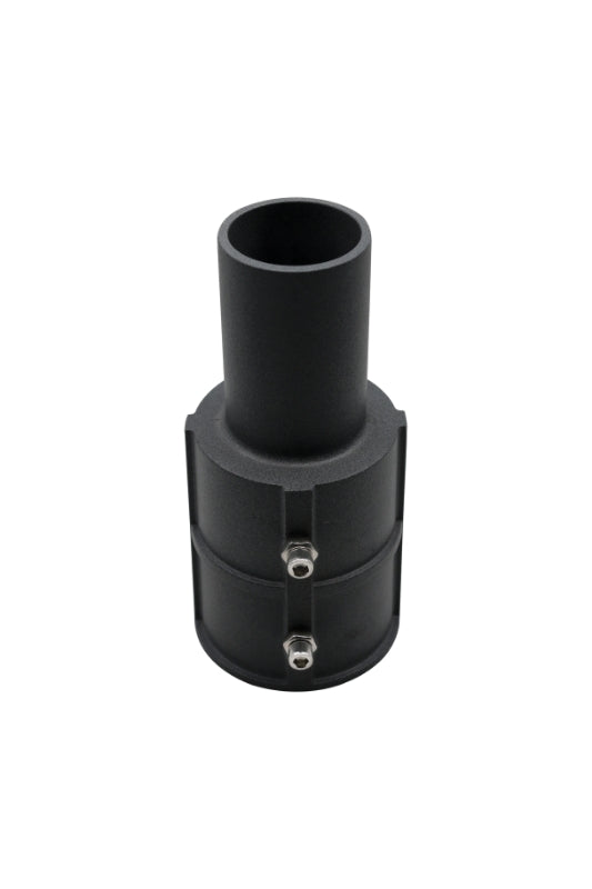 Straßenleuchten Adapter, 80 zu 60 mm, in schwarz, fix.