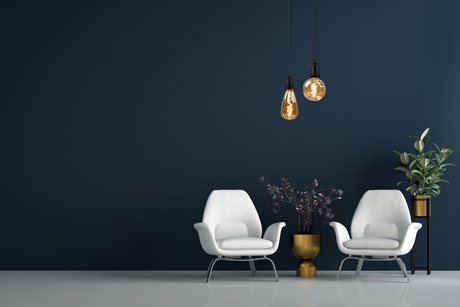 LED Filament Leuchtmittel, Vintage, PEAR, Amber, E27, 4W, 265lm, 2200K, dimmbar.