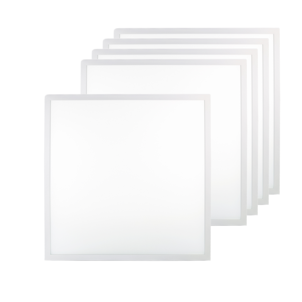 5er Pack LED BackLit Panel, 62x62 cm, CRI98, 40W, 4000lm, 4000K.