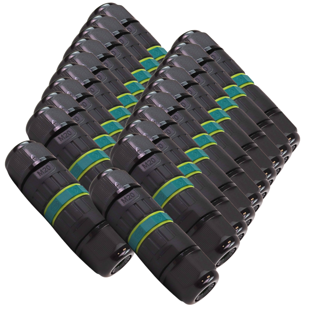 Kabelschnellverbinder 3-polig, IP68-wasserdicht, 450V, 24A