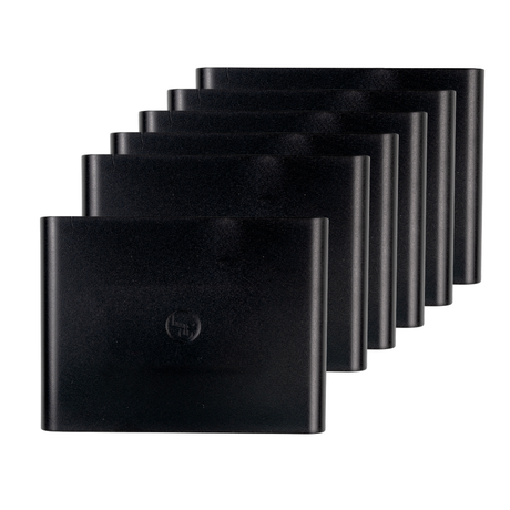 LED Akku Wandleuchte mit Bewegungssensor, Up- & Downlight, Lichtfarbe und Helligkeit einstellbar, mit Fernbedienung, schwarz, wiederaufladbar, Innenbereich