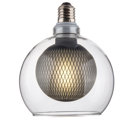 LED Filament Leuchtmittel, BUBBLE MESH, E27, 4W, 470lm, 2700K, dimmbar.