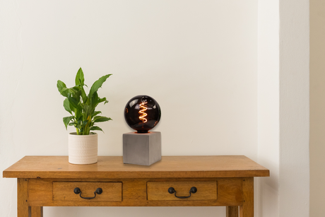 LED Filament Leuchtmittel, CALDERA, Smoke, Globe G125, E27, 4W, 40lm, 1800K, dimmbar.