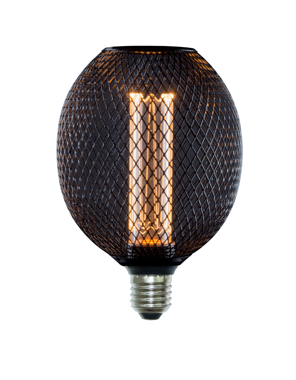 LED Filament Leuchtmittel, TUBE MESH, Smoke, E27, 3.5W, 120lm, 1800K, dimmbar.