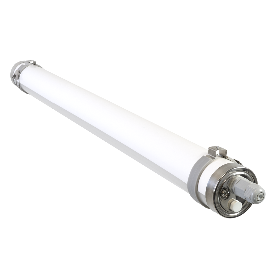 LED-Feuchtraumleuchte, 120 cm, 34 W, 5100 lm, 5700 K, IP69K, ammoniakbeständig, Brandschutz, durchschleifbar, Rohrleuchte