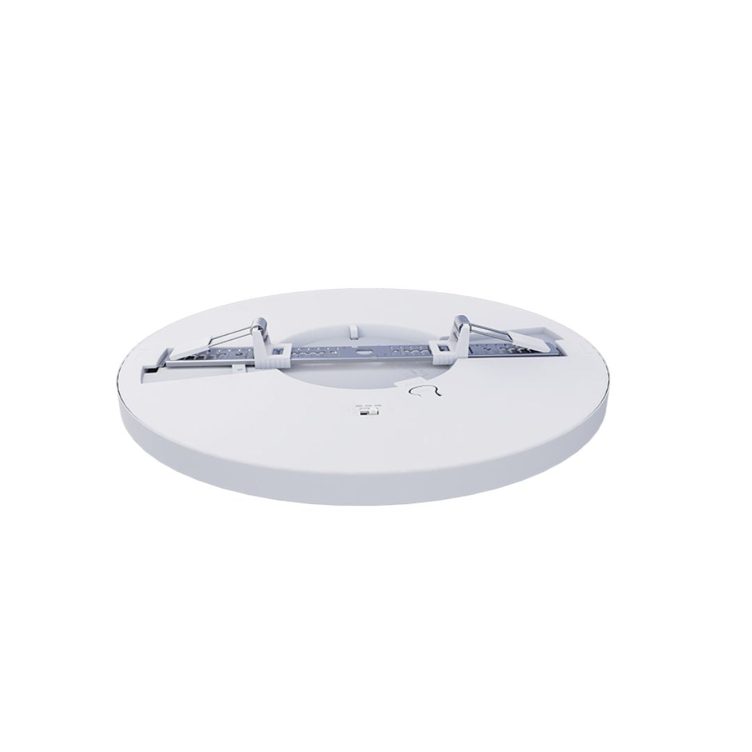 6er Set LED CCT Panel, Ein-/Aufbau, 18W, 1880 lm, ø225x17mm, 3000-4000-6000K einstellbar, Lochdurchm. variabel.