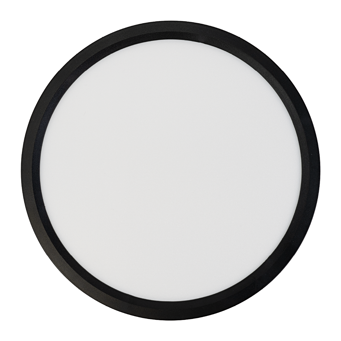 LED Panel, Ø30 cm, schwarz, rund, 22 W, 2200 lm, Lichtfarbe einstellbar 3000 – 6500 K, Slim Design