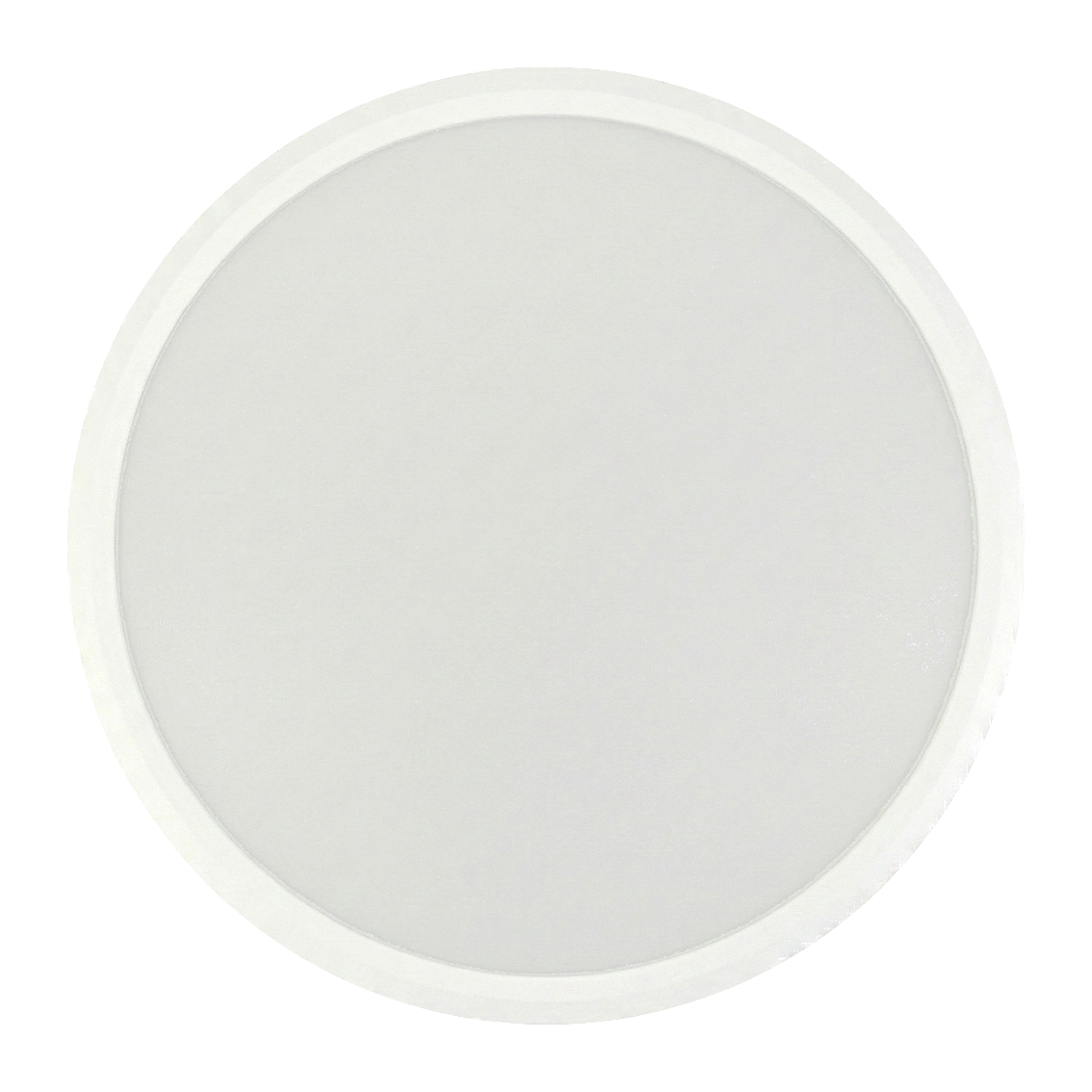 LED Panel mit Fernbedienung, Ø50 cm, weiß, rund, 42 W, 4200 lm, dimmbar, Lichtfarbe einstellbar 3000-6500 K, Slim Design, Nachtlichtmodus