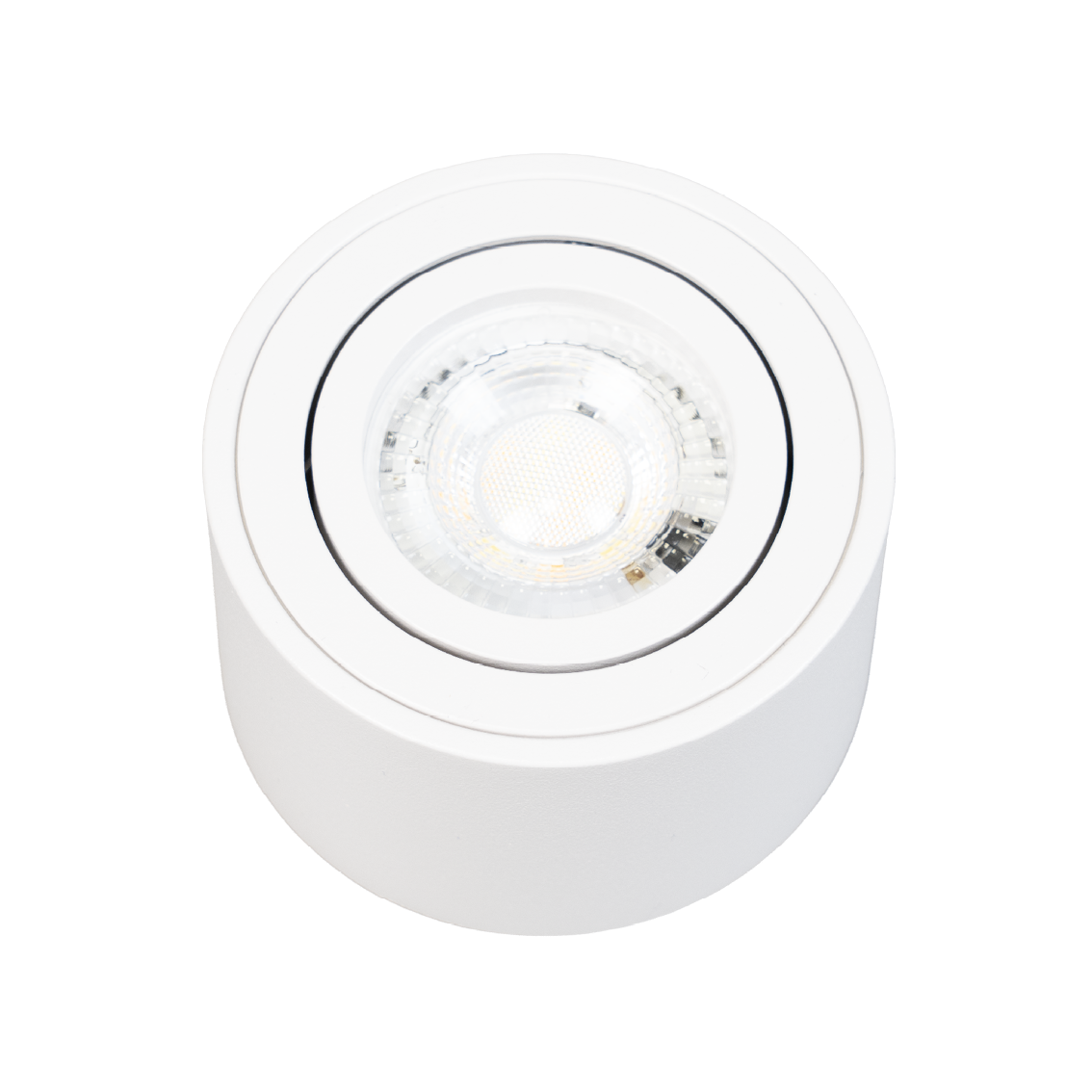 LED Aufbauspot, 7 W, 670 lm, 3CCT, dimmbar, schwenkbar, Aluminium, weiß