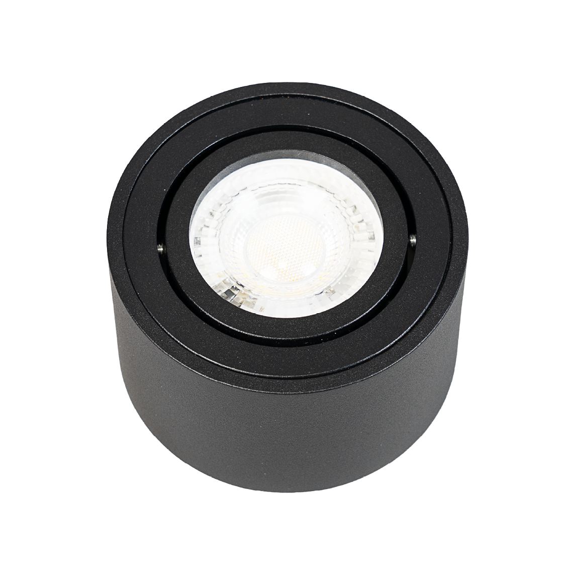 LED Aufbauspot, 7 W, 670 lm, 3CCT, dimmbar, schwenkbar, Aluminium, schwarz