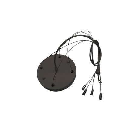 Drahtseil-Halterung, für smartes RGB Panel Up&Down, schwarz.