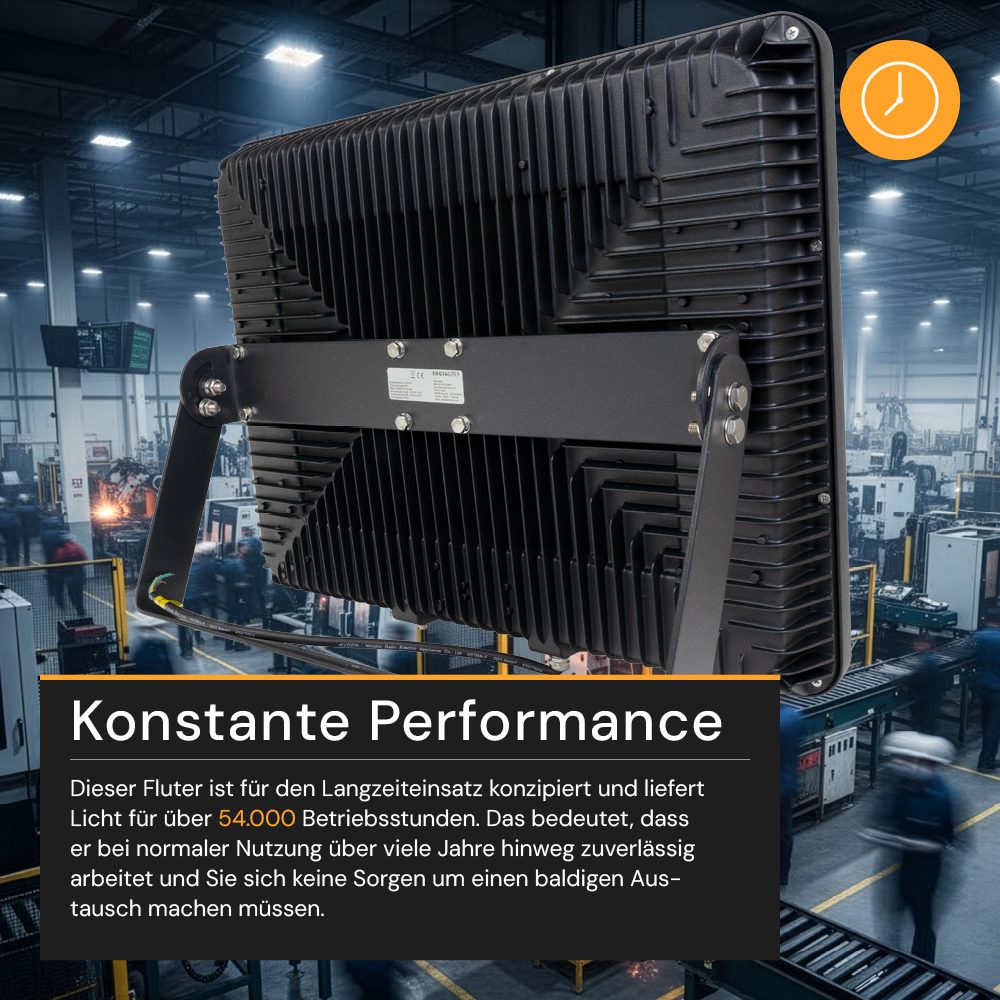 LED Stadion Fluter PRO, 500 W, 5000 K (neutralweiß), 60000 lm, IP65, Meanwell Driver, LUMILEDS LED