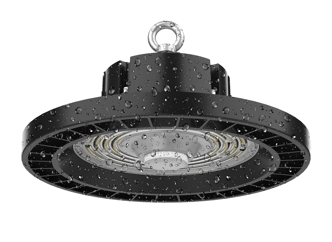 LED-HighBay, Profi-UFO, 100 W, 14000 lm, 4000 K (neutralweiß), IP65, LIFUD, Lumileds LEDs.