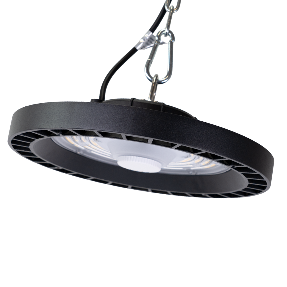 LED-HighBay, UFO, 100 W, 14000 lm, 4000 K (neutralweiß), IP65,LIFUD, LUMILEDS LEDs.