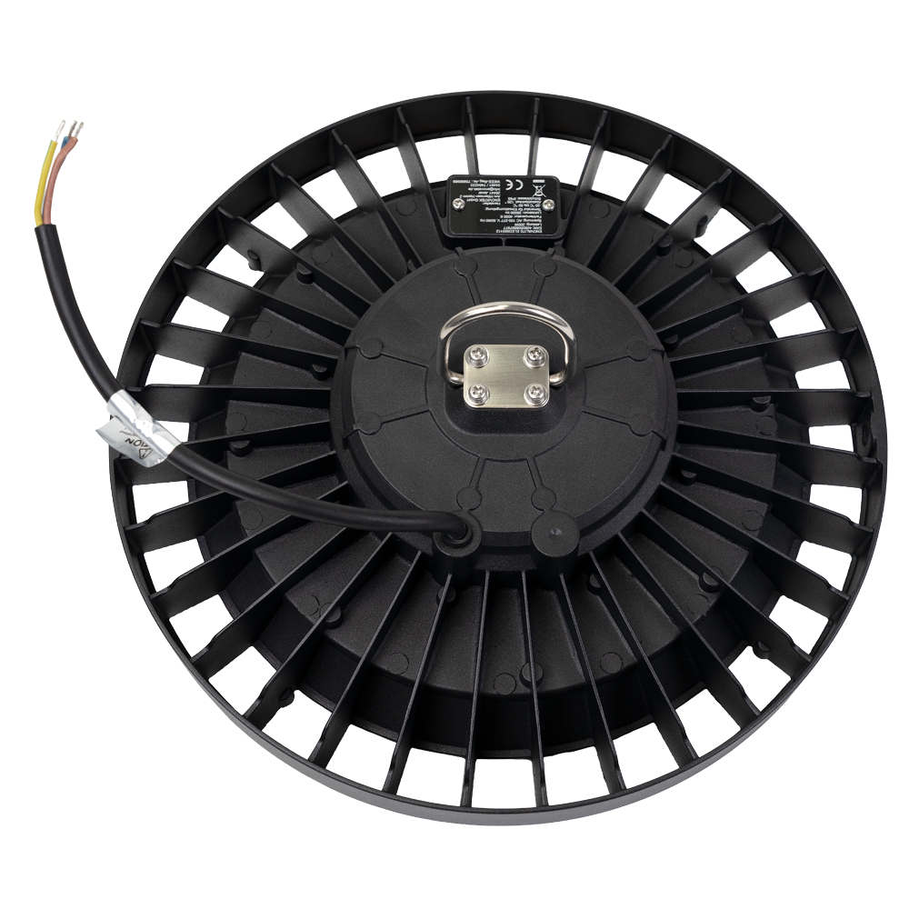 LED-HighBay, UFO, 150 W, 21000 lm, 4000 K (neutralweiß), IP65, LIFUD, LUMILEDS LEDs