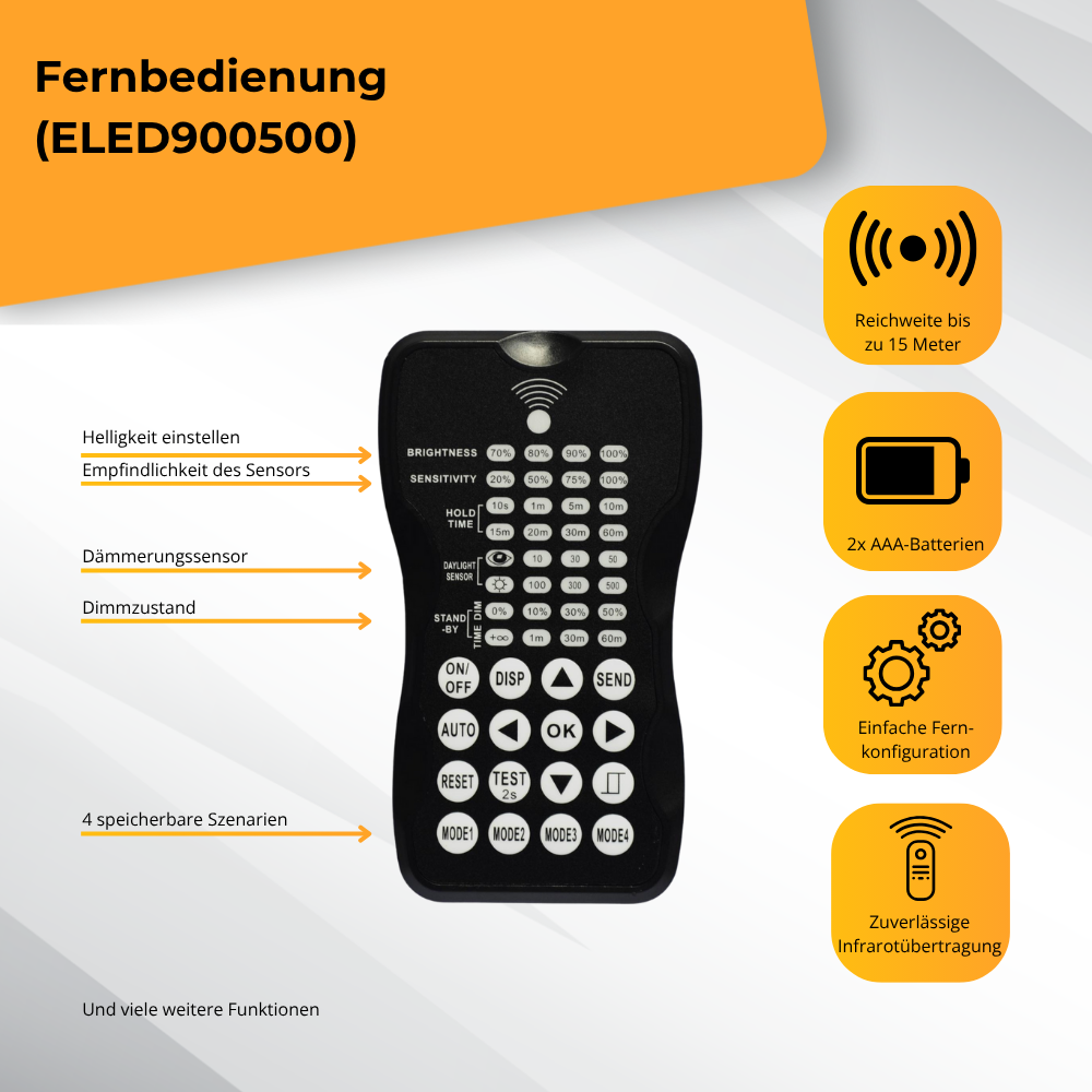 Fernbedienung für ELED500151-BW.
