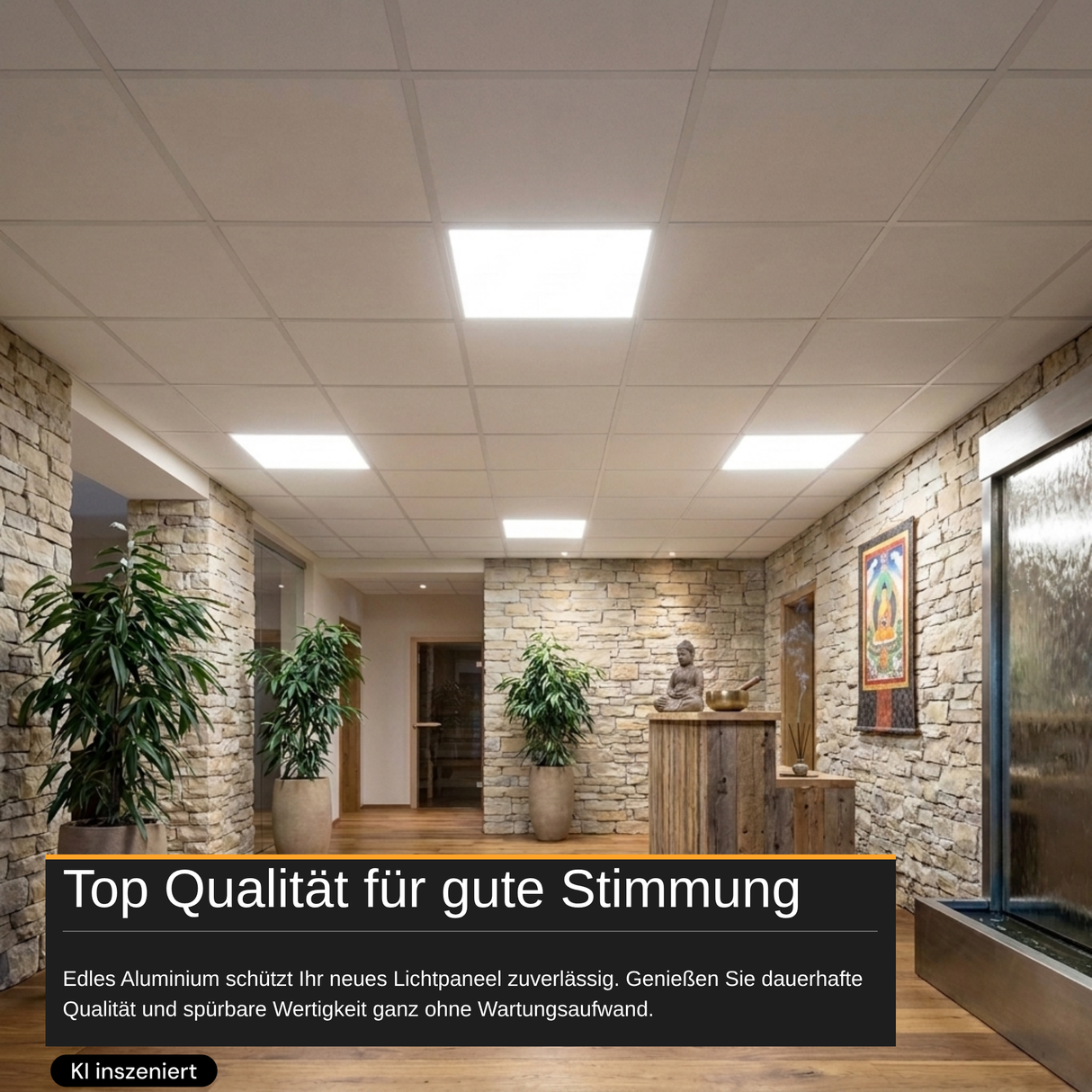 LED Panel, 62x62 cm, 36 W, 3600 lm, 6000 K (kaltweiß)
