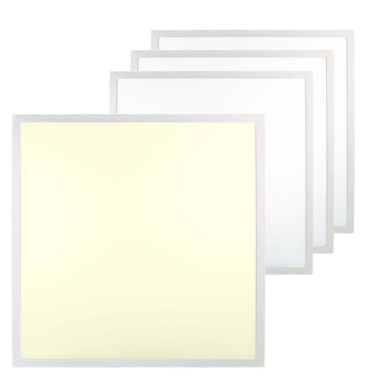 4er Pack LED Panel, 62x62 cm, 36 W, 3600 lm, 3000 K, UGR<19, Philips Driver.