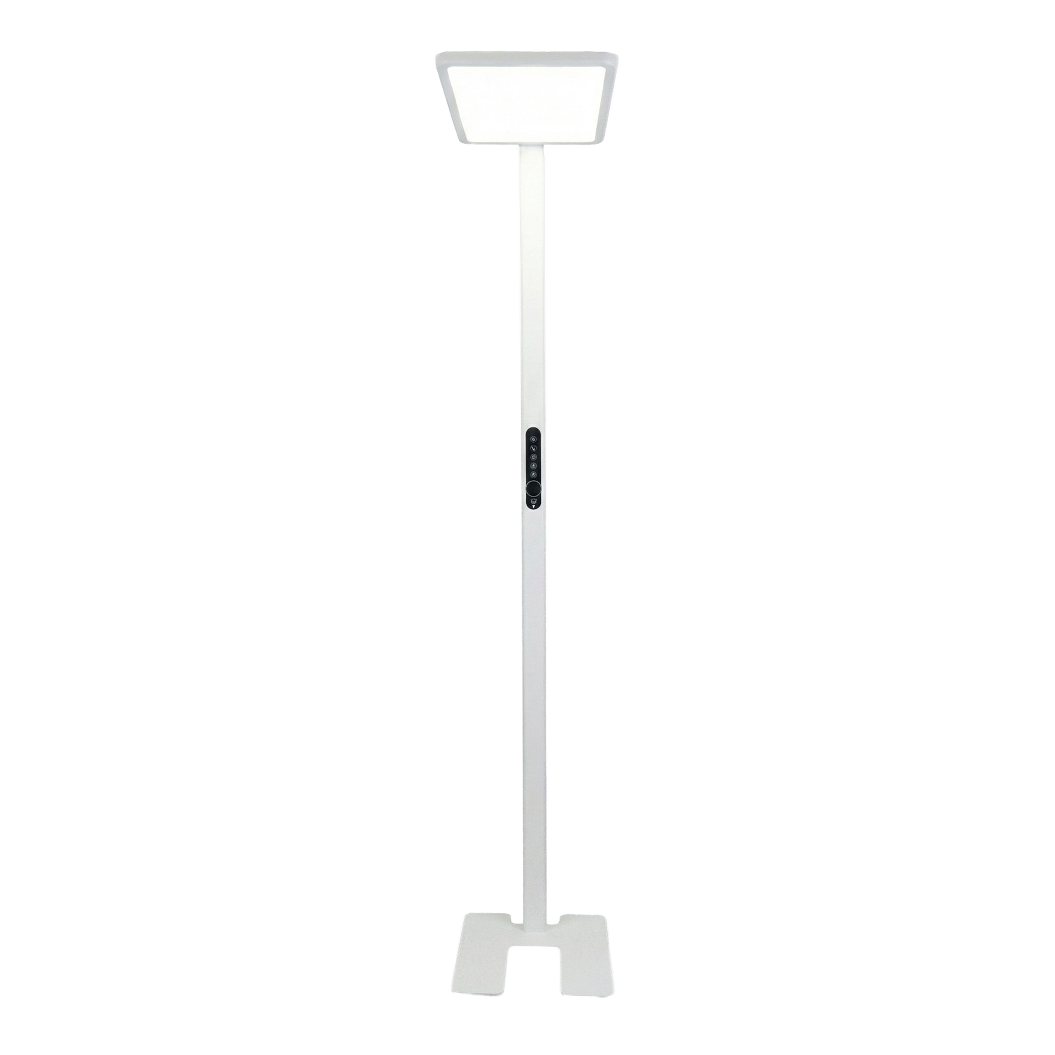 LED Büro-Stehleuchte Up&Down mit Sensor, 150W, 11.000lm, 4000K, UGR<16, CRI>98, dimmbar,