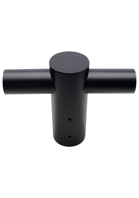 Straßenleuchten Adapter, 2-fach, 80 zu 60 mm, in Schwarz, fix.