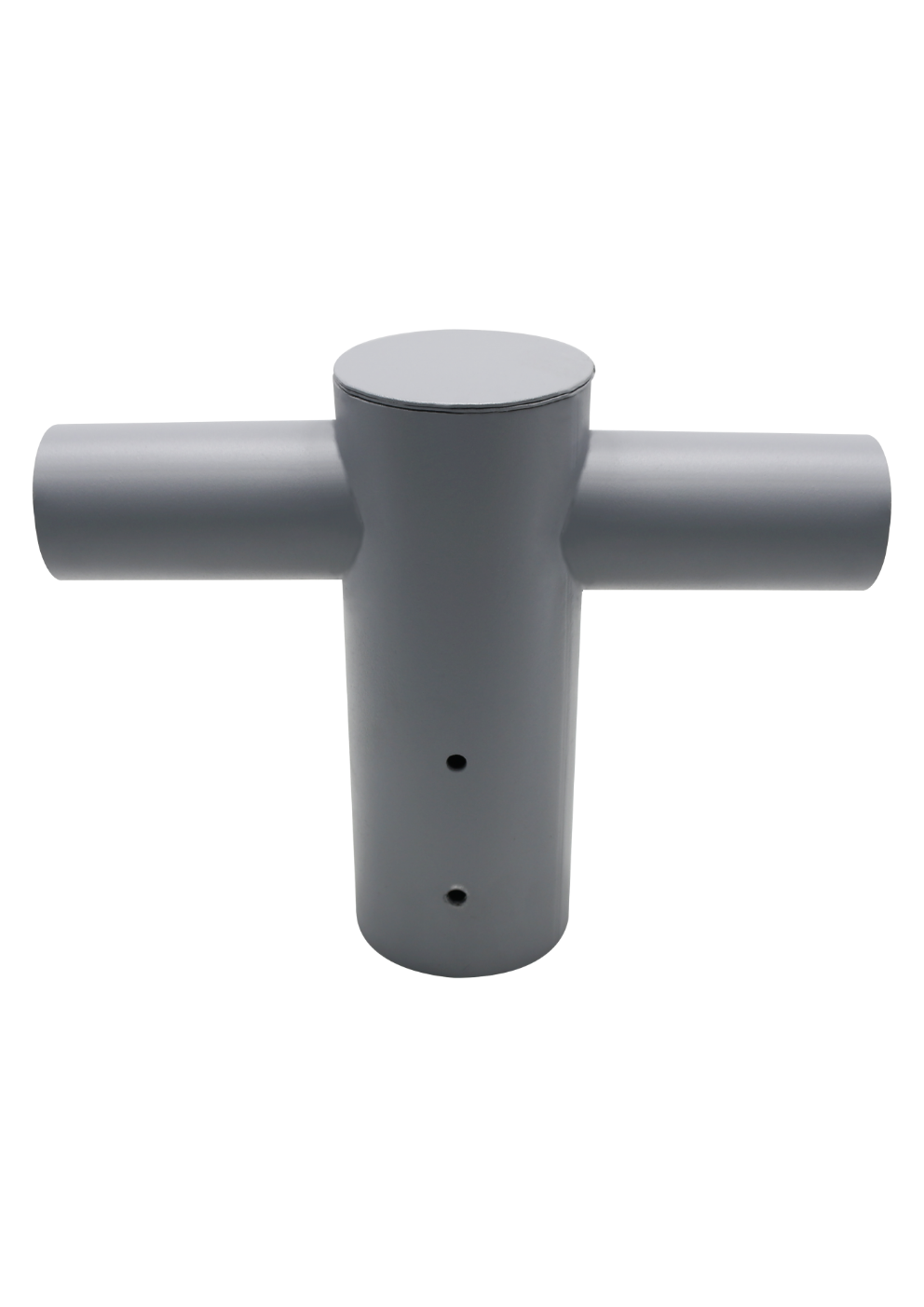 Straßenleuchten Adapter, 2-fach, 80 zu 60 mm, in Grau, fix.