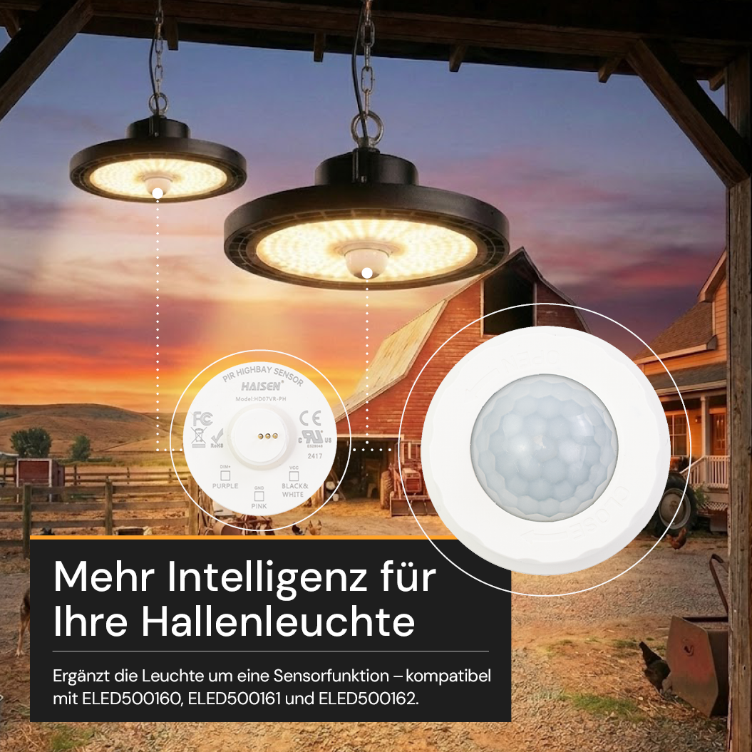 Bewegungsmelder für ELED500160, ELED500161, ELED500162