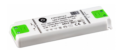 LED Netzteil, 24 VDC, 1,25 A, 30 W.