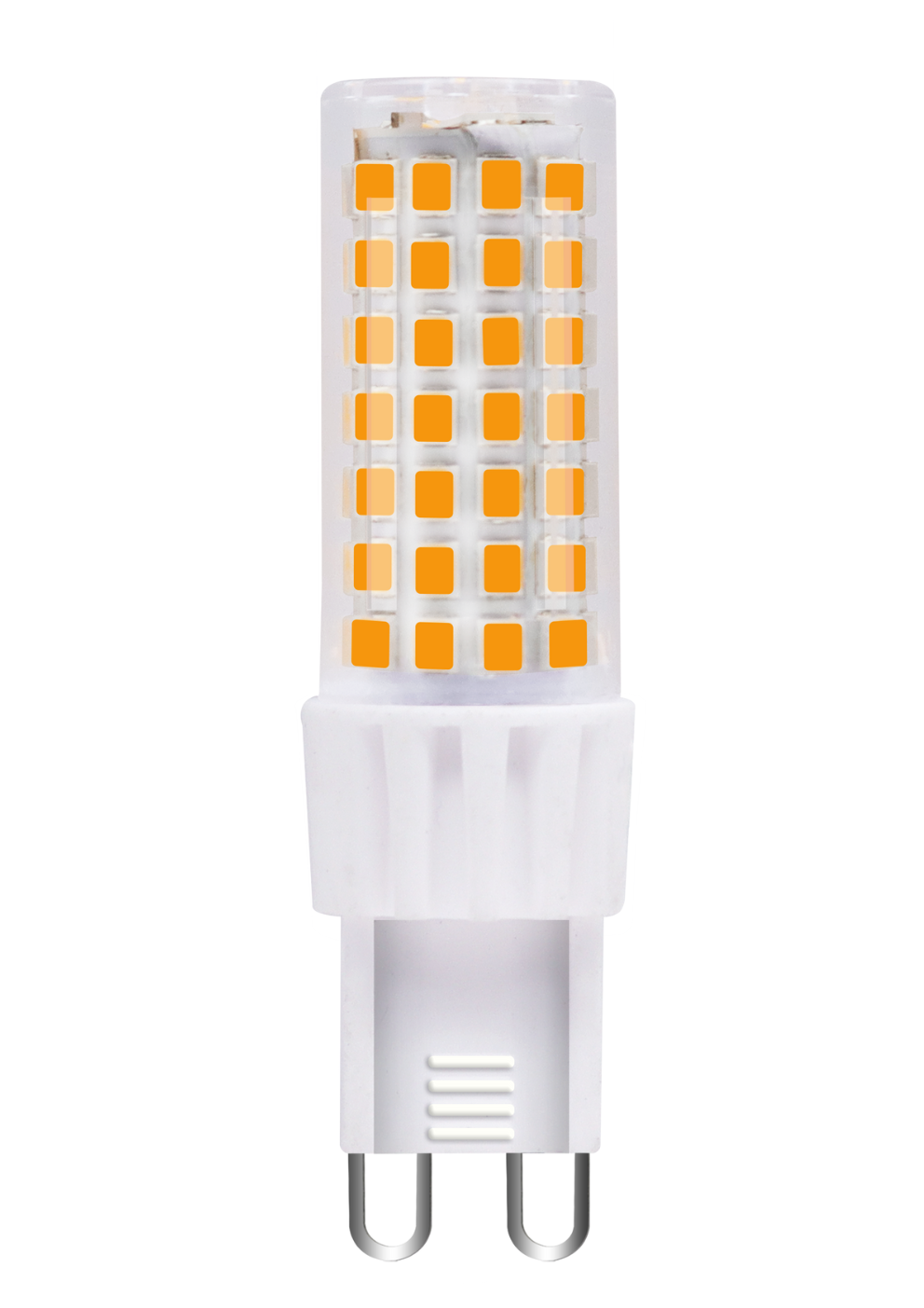 LED-Leuchtmittel, G9, dimmbar, 7 W, 700 lm, 2800 K (warmweiß), 240°, AC 220-240V.