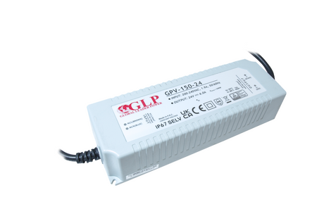 GPV-150: LED-Netzteil, 150 W Serie, IP67, 24 V DC, 6 A.