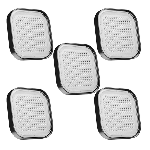 5er-Pack LED-HighBay, Hallenstrahler quadratisch, 150 W, 18000 lm, 5000 K (neutralweiß), IP65.
