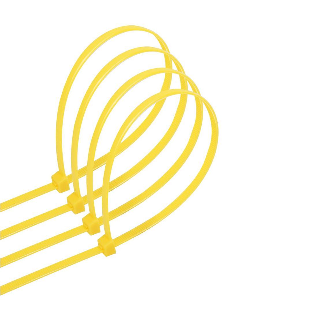 Kabelbinder, 30 Stk., 4,8 x 250 mm, gelb.
