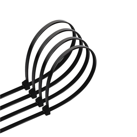 Kabelbinder, 40 Stk., 3,6 x 150 mm, schwarz.