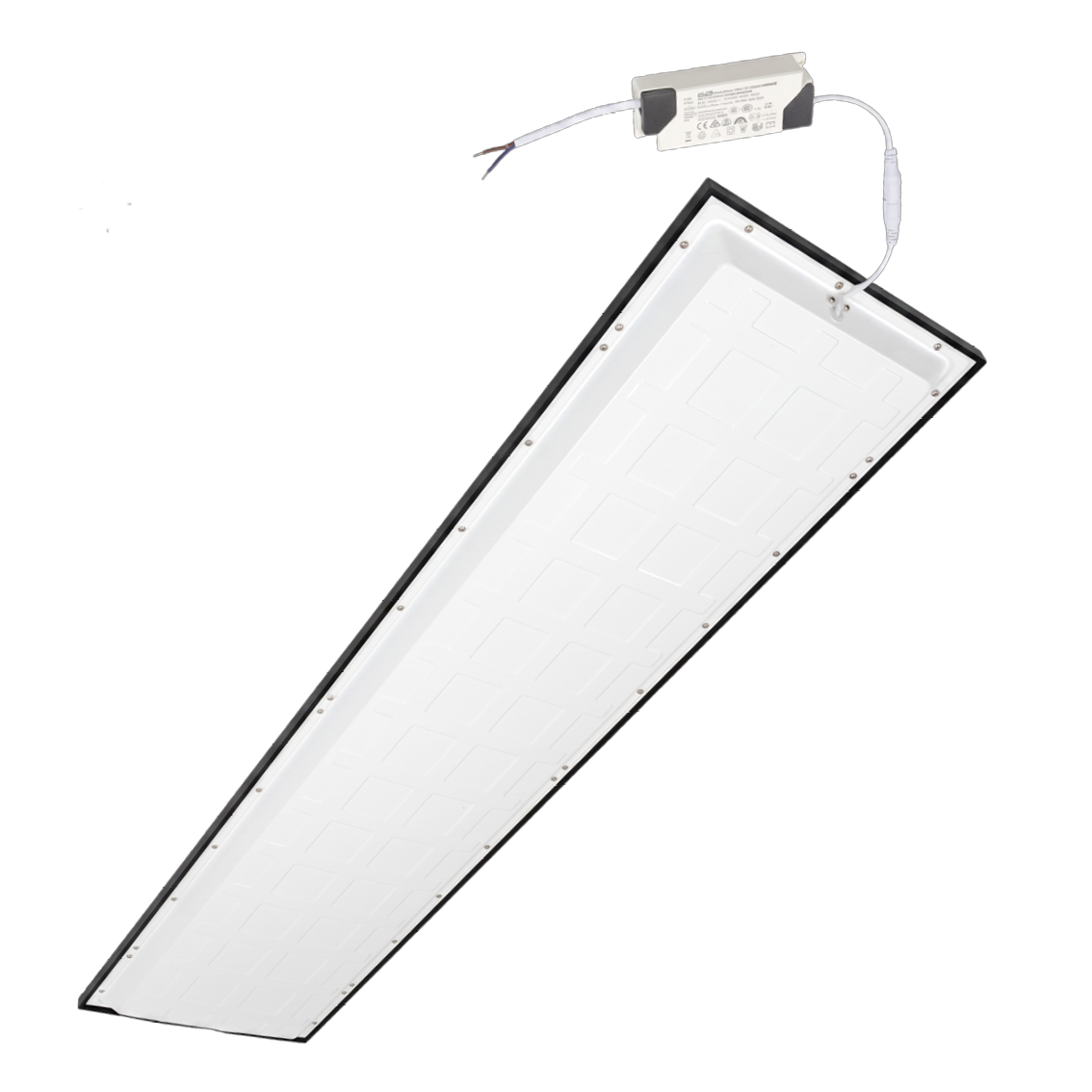 LED-Panel, Backlit, 120x30 cm, schwarz, 36W, 3600lm, 4000K.