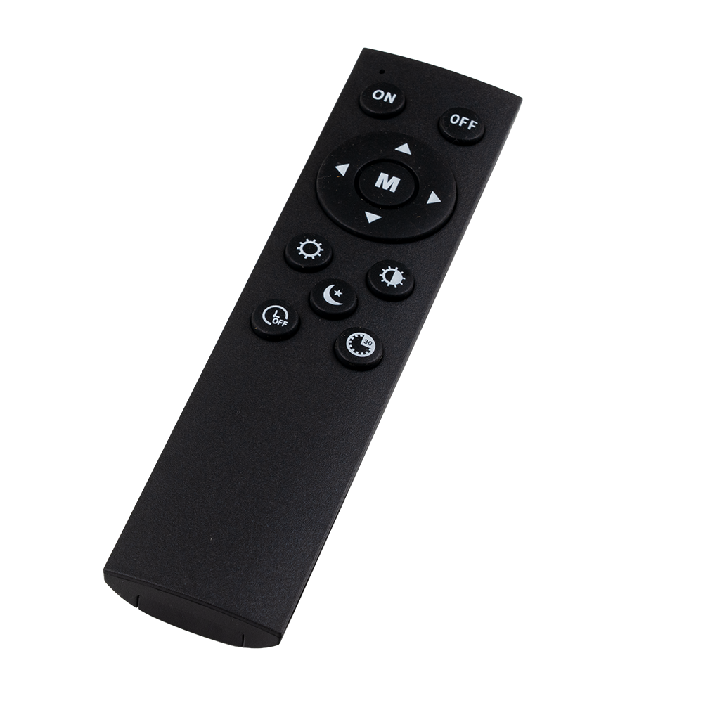 LED-Panel mit Fernbedienung, 58×20 cm, schwarz, 24 W, 2200 lm, IP44 Wassergeschützt, Helligkeit und Lichtfarbe einstellbar