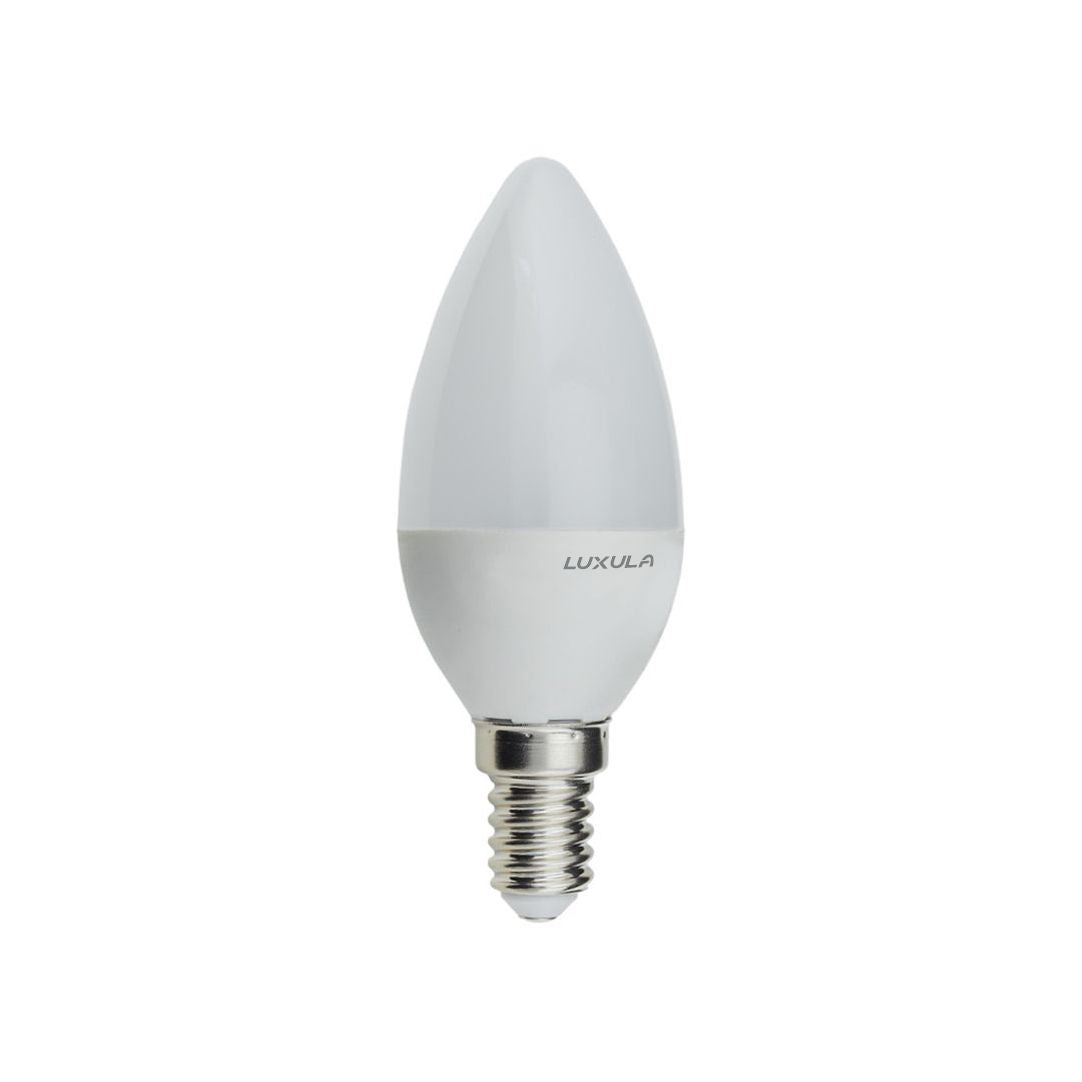 10er Pack LED Leuchtmittel E14, Kerze B37, 5W, 436lm, 2700K.