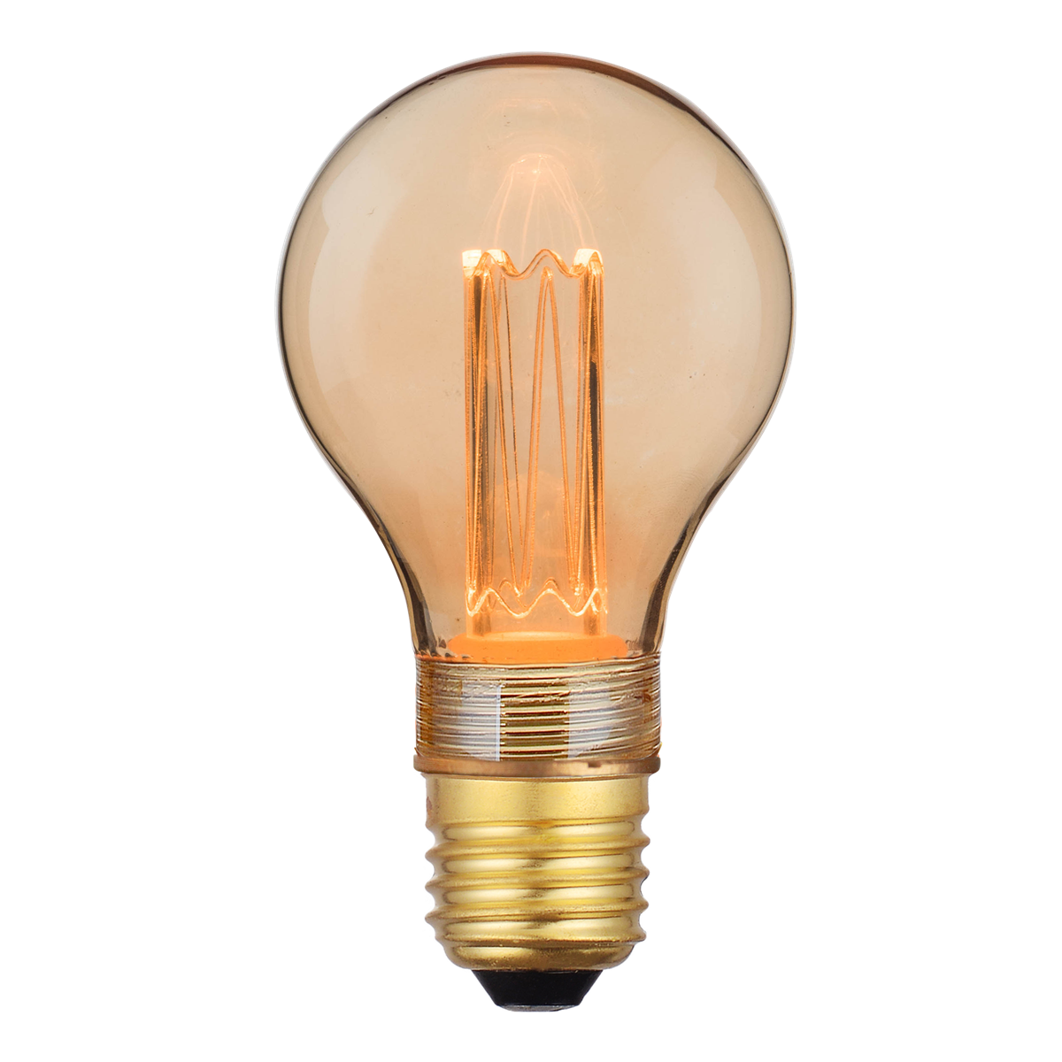LED Filament Leuchtmittel, Vintage Dekoleuchte, Bulb A60, E27, 2.3W, 65lm, 1800K, dimmbar.