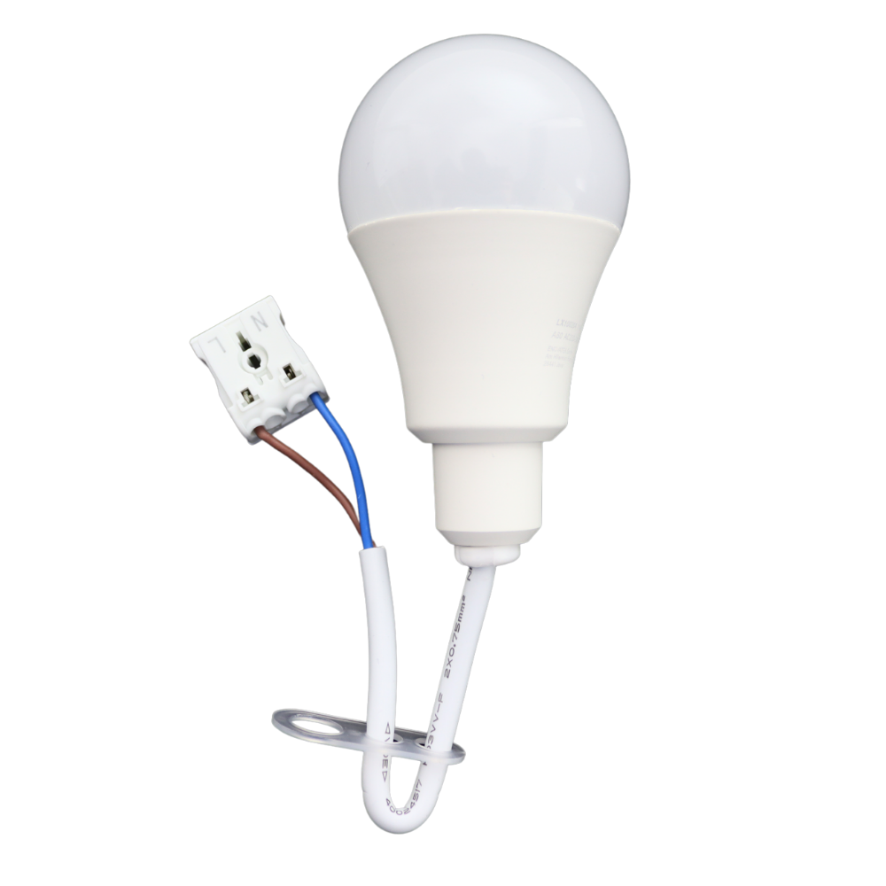 LED Renovierungslampe, 11W, 1150lm, 4000K, mit Kabel und Klemme.