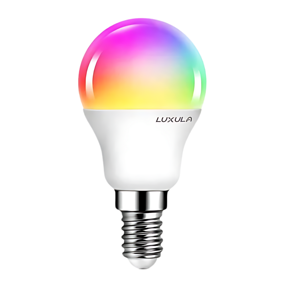 LED RGB+CCT Leuchtmittel, E14, Kerze B37, 5W, 454lm, SMART, Tuya App steuerbar, Minibulb.