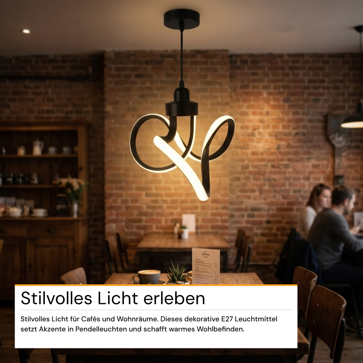 LED-Leuchtmittel, 12 W, 800 lm, 3.000 K, E27, Modernes Design, Dekobeleuchtung