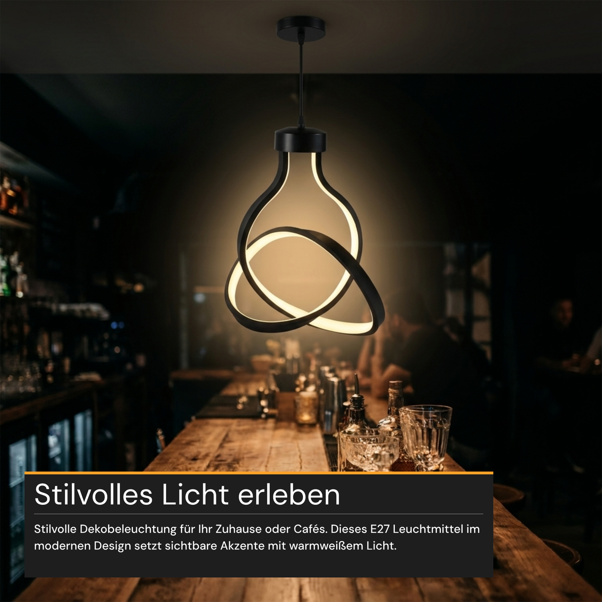 LED-Leuchtmittel, 12 W, 650 lm, 3.000 K, E27, Modernes Design, Dekobeleuchtung