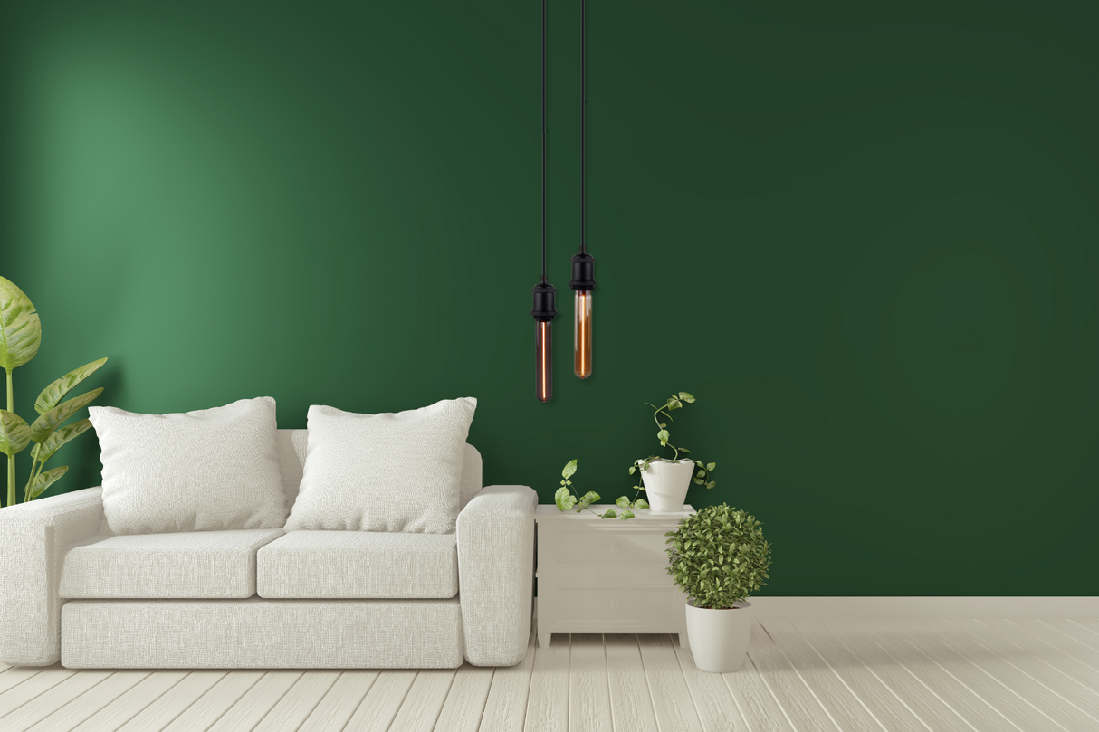 LED Filament Leuchtmittel, TUBE LINE, Amber, E27, T30, 2W, 65lm, 1800K, dimmbar.