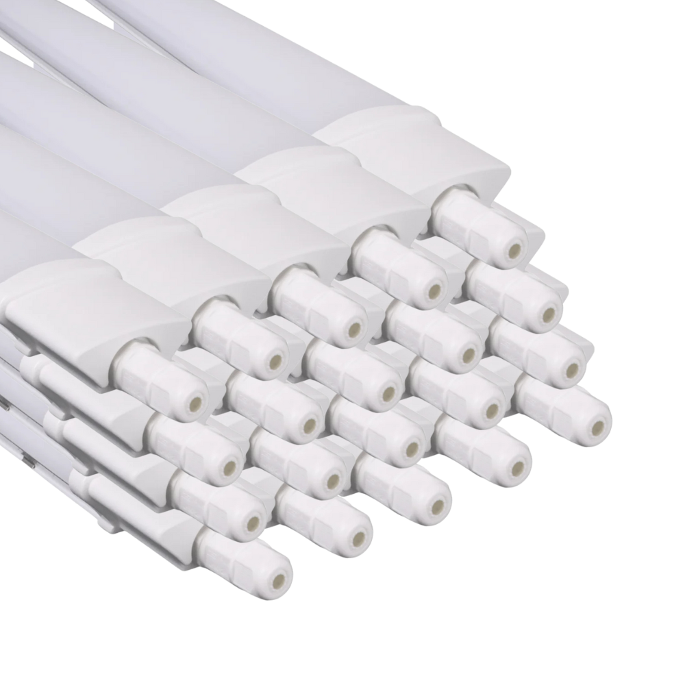20er Set LED Feuchtraumleuchte, 36W, 3250lm, 4000K, 1200mm, IP65, mit Quick Connector.