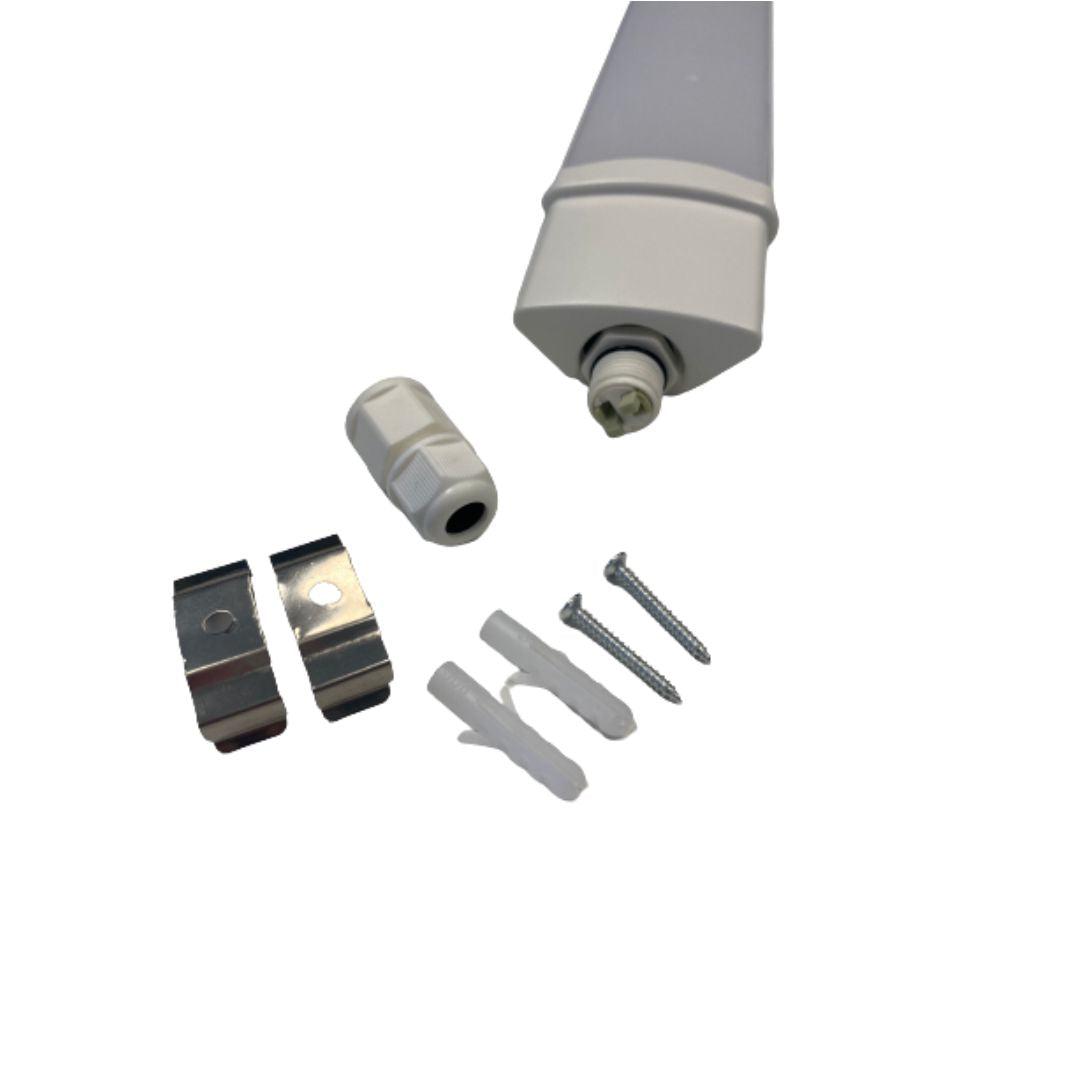 20er Set LED Feuchtraumleuchte, 36W, 3250lm, 4000K, 1200mm, IP65, mit Quick Connector.