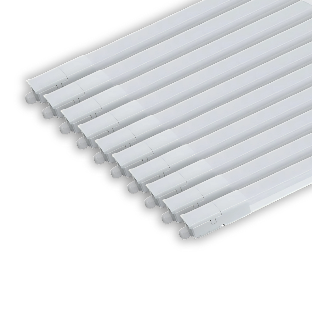 10er Pack LED Feuchtraumleuchte, 75 cm, 16 W, 1760 lm, 4000 K (neutralweiß), IP66, durchschleifbar, Fast Connector.