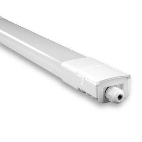 LED Feuchtraumleuchte, 150 cm, 45 W, 5175  lm, 4000 K (neutralweiß), IP66, durchschleifbar, Fast Connector.