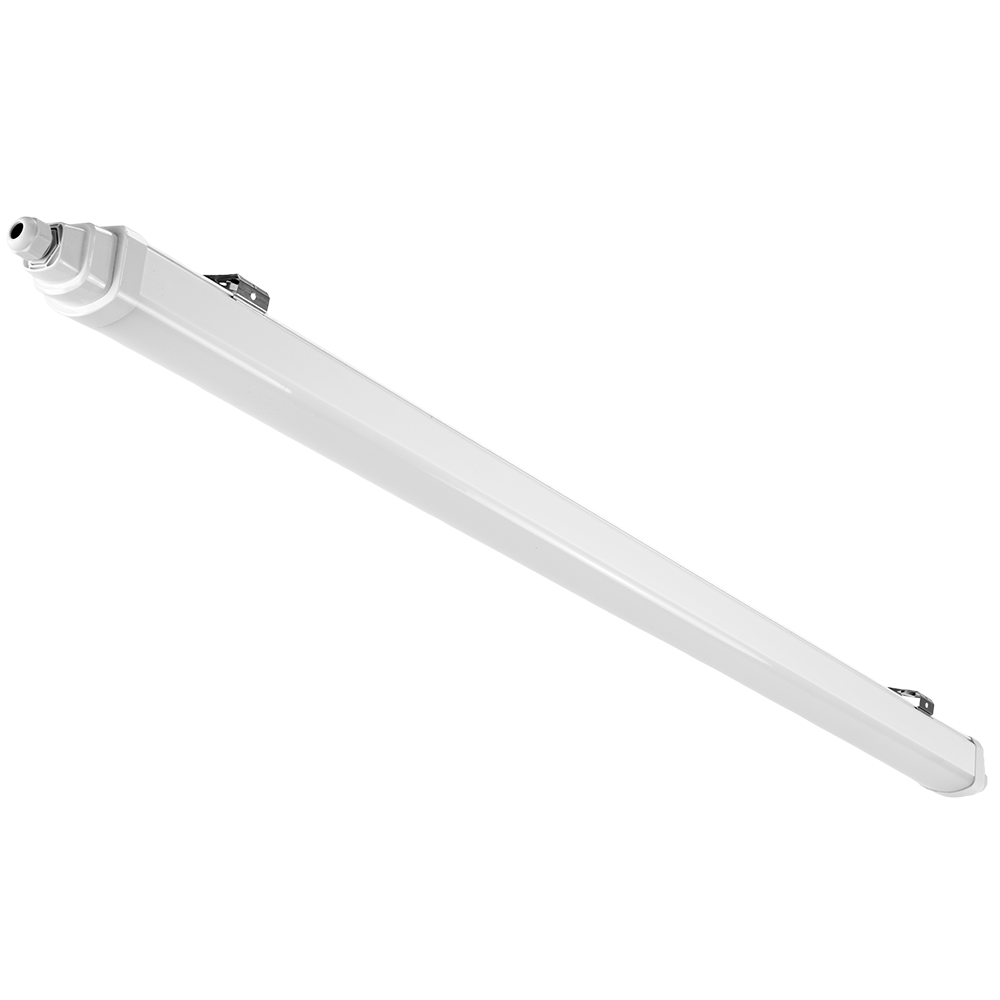 LED Feuchtraumleuchte, 60 cm, 18 W, 2160 lm, 4000 K (neutralweiß), IP65, IK06, durchschleifbar, mit Quick Connector