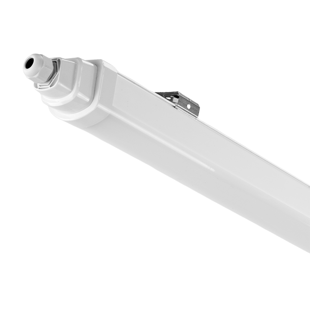 LED Feuchtraumleuchte, 150 cm, 48 W, 5760 lm, 4000 K (neutralweiß), IP65, IK06, durchschleifbar, mit Quick Connector