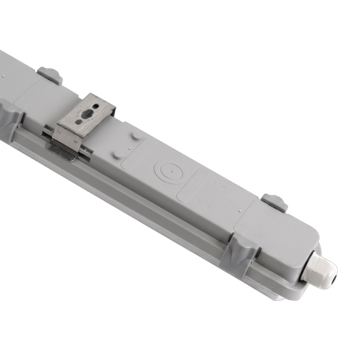 LED Wannenleuchte 120 cm, inkl 1x18W LED-Röhren T8, 4000K, IP65, IK08.